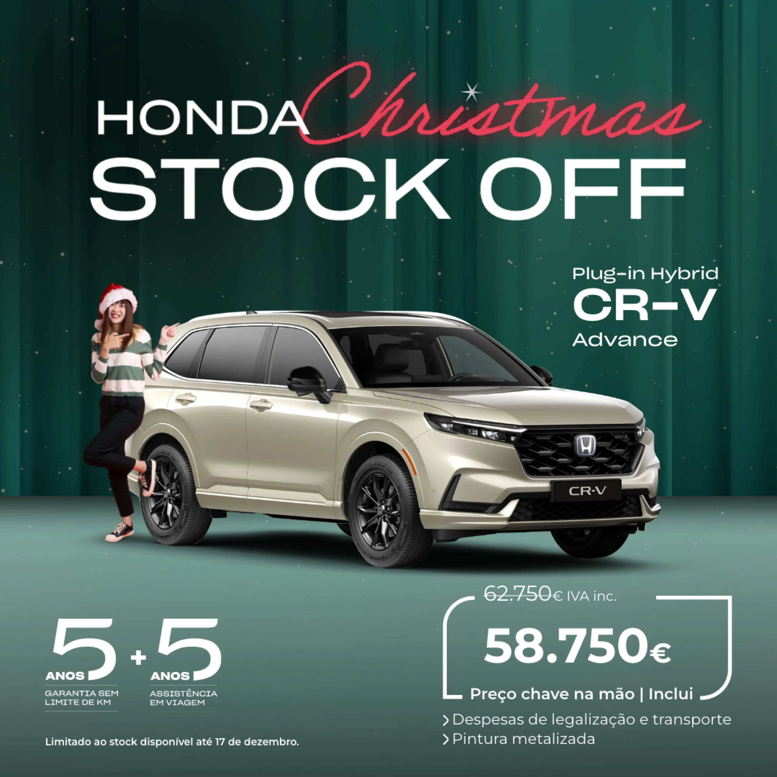 Honda Christmas Stcok Off