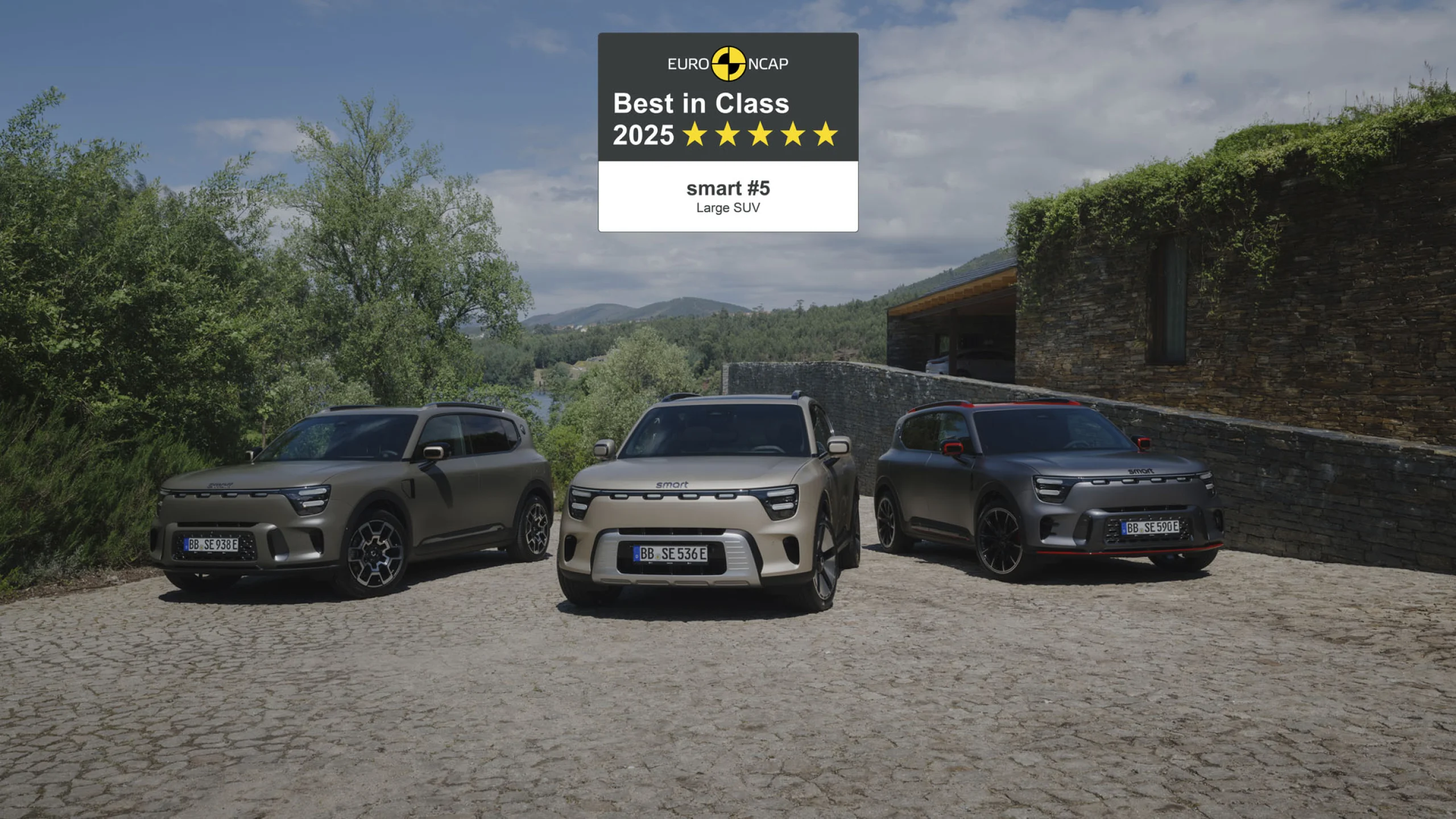 smart #5 eleito o Grande SUV Mais Seguro de 2025 pelo Euro NCAP