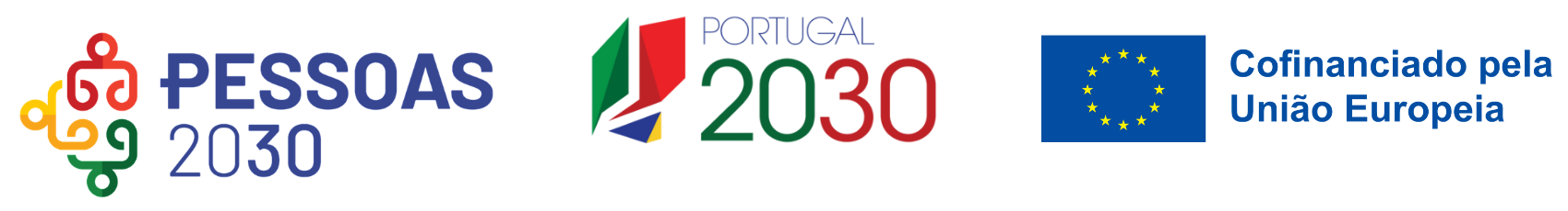 Pessoas 2030, Portugal 2030, Cofinanciado pela União Europeia
