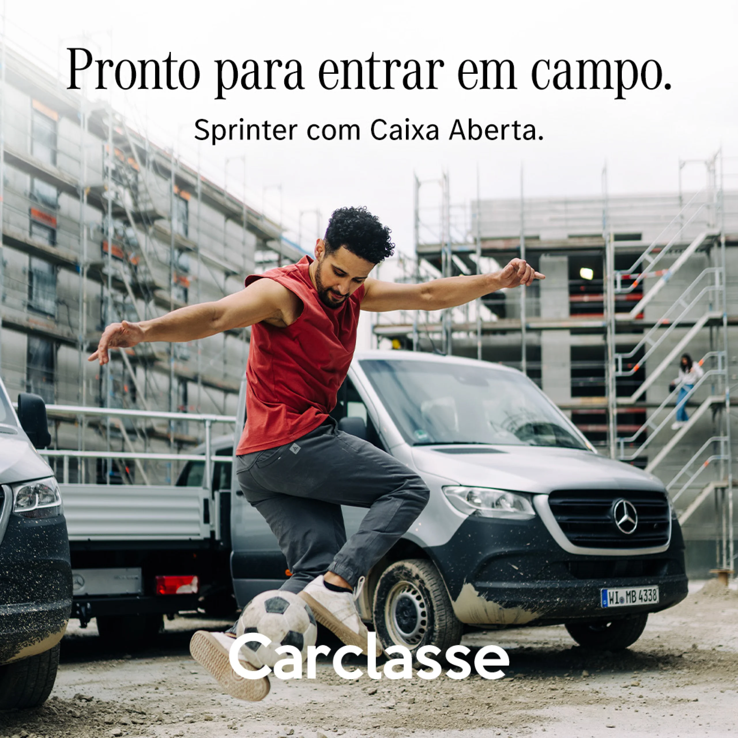 PRONTO PARA ENTRAR EM CAMPO